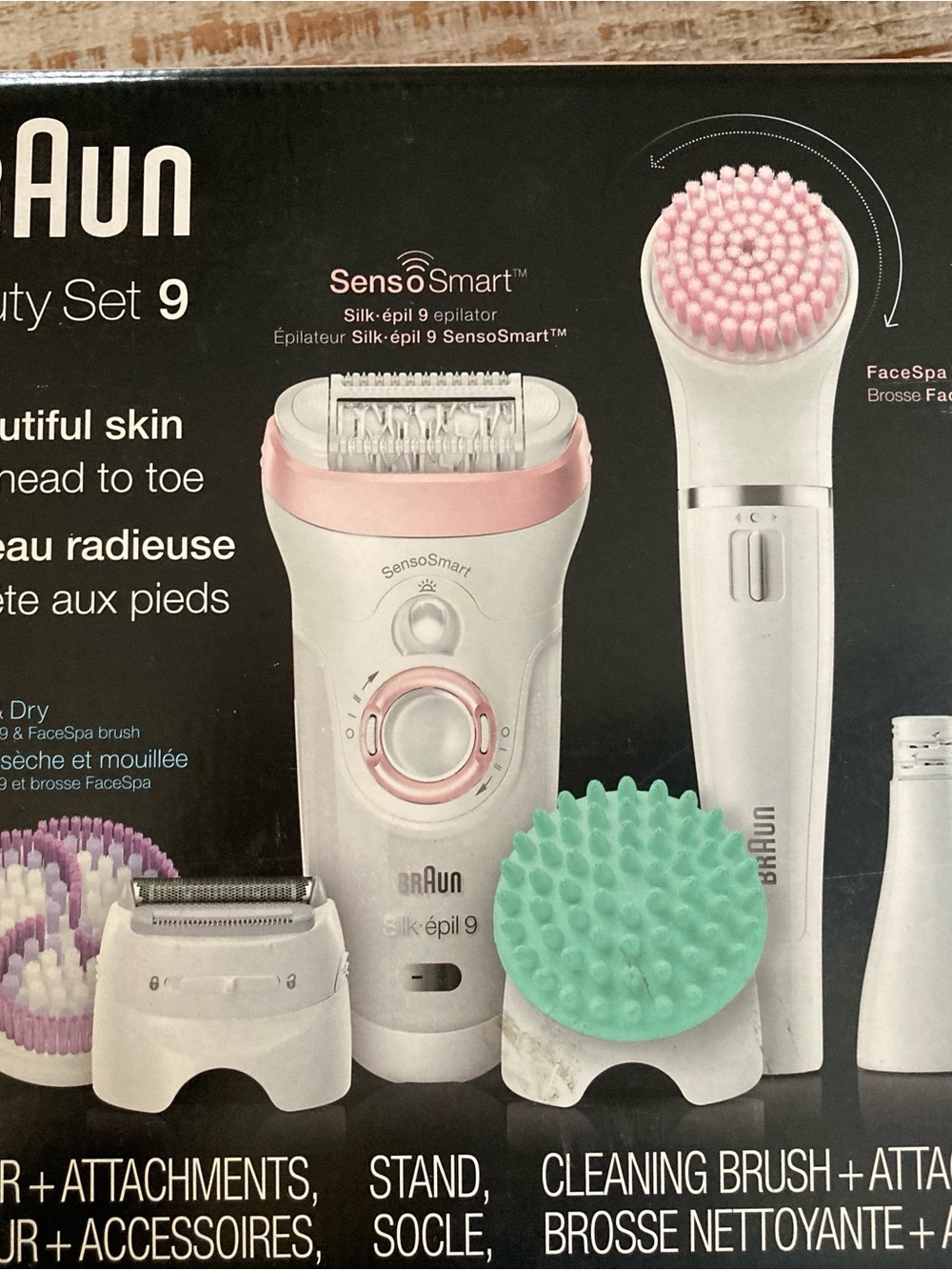 Braun Skin & Hair Care Set — Pink and Mint Accessories